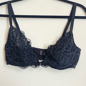 Free People Lace Navy Blue Bra